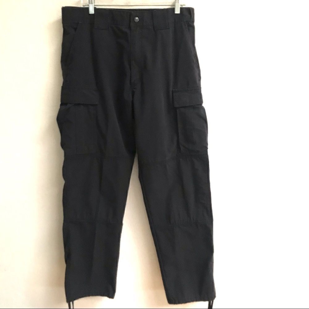 5.11 tactical series black adjustable waist pants 35